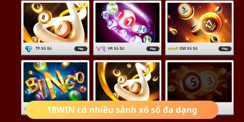 Các đối tác liên kết cùng danh mục xổ số 18WIN